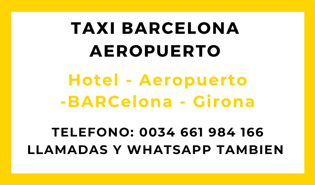 taxi barcelona aeropuerto