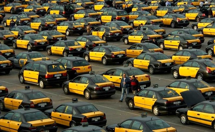 taxis de Barcelone